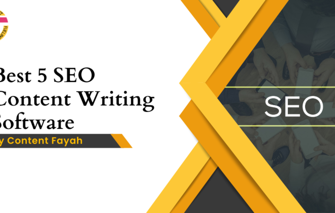 Best 5 SEO Content Writing Software